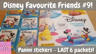 Disney Favourite Friends Panini stickers #9 - LAST 6 x packet openings! Will we complete the album?