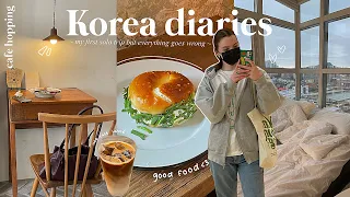 first solo trip to korea | cafe hopping, shopping & food