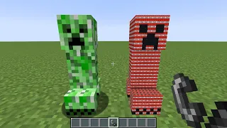 normal creeper vs tnt creeper