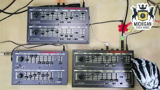 Syncussion Shootout:  Michigan Synthworks SY-1, Pearl Syncussion SY-1, Psycox SY-1M