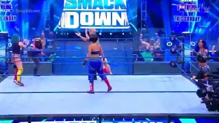 Asuka and Nikki Cross vs. Bayley And Sasha Banks 1/2