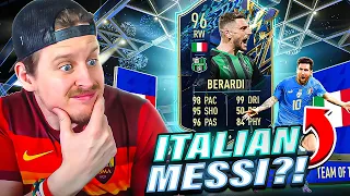 THE MOST OP TOTS CARD?! 96 TOTS Berardi Review! FIFA 22 Ultimate Team