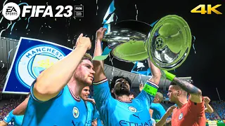 FIFA 23 - Barcelona vs Man City - UEFA Champions League Final 22/23 | PS5 4K Gameplay