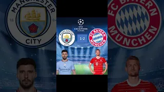 Man City vs Bayern Munich Combined XI #shorts