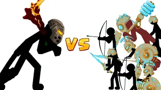 Voltaic Units Vs Giant leader - Stick War Legacy