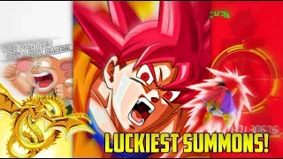 Top 5 Luckiest Dokkan Battle Summons!