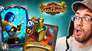 Snake Oil makes Sif Mage BONKERS | Showdown in the Badlands | Hearthstone