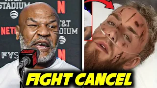 Breaking News | Mike Tyson vs Jake Paul Fight Cancelled due to Jake Injury