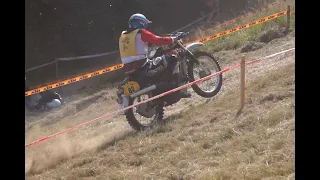 Geländemotorräder MZ ETS 175/250G bei der Classic-Enduro in Zschopau 2022