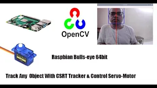 face tracking servo motor  | opencv object tracking | raspberry pi servo motor control