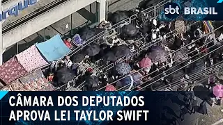 Lei Taylor Swift: prática de cambistas tem que ser banida da sociedade | SBT Brasil (25/04/24)