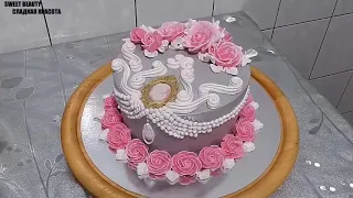 УКРАШЕНИЕ ТОРТОВ, Торт "ВИКТОРИЯ" от SWEET BEAUTY СЛАДКАЯ КРАСОТА, CAKE DECORATION