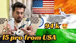 🤩How to Buy iPhone 15 PRO from USA to IND | 15 PRO price in USA 🧐.