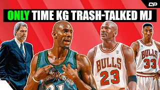 ONLY Time Kevin Garnett Trash Talked MJ | Clutch #Shorts