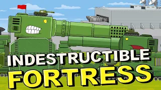 "Indestructible Mega Fortress" Cartoons about tanks