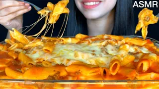 ASMR Cheesy penne pasta | Mukbang (Eating sounds)