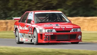 Renault 21 Turbo 4x4 Superproduction Race Car in action at Goodwood Festival of Speed!