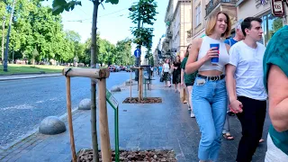 Ukraine Lviv 2023 Lesya Kurbasa street/Walking Tour