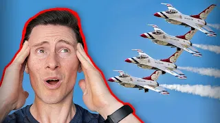 Thunderbird Pilot Reacts to Thunderbirds Close Call | Caught on Tape!