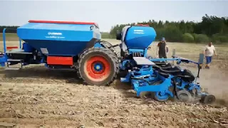 Презентация сеялки Lemken Azurit 9 с трактором CLAAS AXION 830