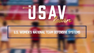 USA Volleyball: U.S. Women's National Team Defensive Systems