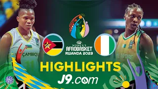 Mozambique  v Cote d'Ivoire  | Qualif. to 1/4 Finales | J9 Highlights | FIBA Women's Afrobasket 2023