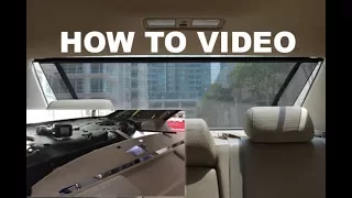 Toyota Rear Window Shade Removal