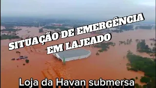 RIO GRANDE DO SUL _ ENCHENTE ATINGE A LOJA DA HAVAN EM LAJEADO