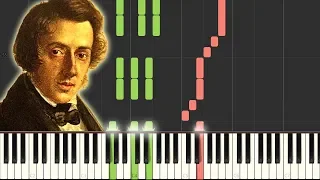 Waltz in A Minor, B. 150 - Frédéric Chopin [Piano Tutorial] (Synthesia)