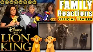 The Lion King | Official Trailer | FAMILY Reactions