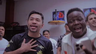 Singing Pusong Bato With Manny Pacquioa