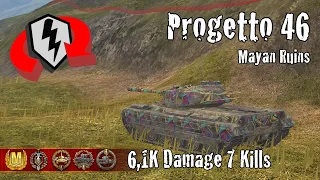 Progetto M35 mod. 46  |  6,1K Damage 7 Kills  |  WoT Blitz Replays