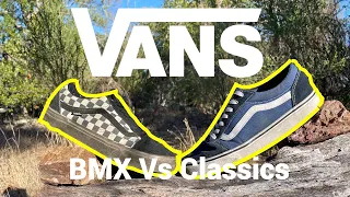 Are biking shoes worth it? Vans BMX vs. Classics for Mountain Biking