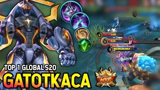 GATOTKACA BEST BUILD 2021 | TOP 1 GLOBAL GATOTKACA GAMEPLAY | MOBILE LEGENDS✓