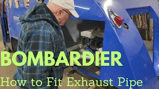 HOW TO FIT EXHAUST PIPE | BOMBARDIER