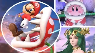 Piranha Plant All Victory Poses, Final Smash, Kirby Hat & Palutena Guidance in Smash Bros Ultimate