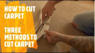 How To Cut Carpet-Three Methods To Cut Carpet Before Tucking #carpet #flooring #homeimprovement #diy