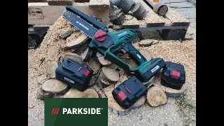 PGHSA 20 A1 Parkside cordless prunning saw Extreme and Real test