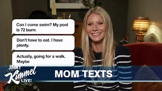 Celebrities Read Texts from Their Moms #3