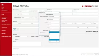 e-mikrofirma krok po kroku. Wystawienie faktury
