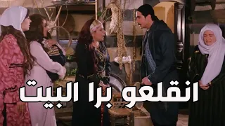 باب الحارة ـ أم عصام مسكت العكيد معتز عم يحكي مع الممرضة يلي عندهن شوفو شو ساوت