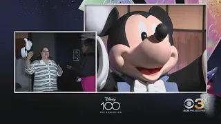 Getting a sneak peek of Disney 100: The Exhibition