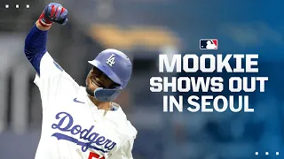 Mookie Betts was CRUSHING in Seoul!