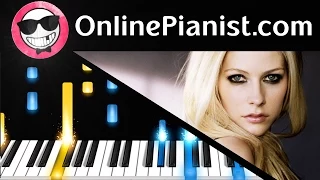 How to play Wish You Were Here by Avril Lavigne - Piano Tutorial