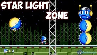 Sonic Mania - Star Light Zone | Walkthrough ~ Sonic Mania Mods