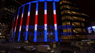 New York Rangers 2016 2017 First Half Highlights ||Alive Again||