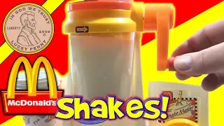 McDonald's Happy Meal Magic 1993 Shake Maker Set - Making Milk Shakes!