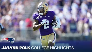 Ja'Lynn Polk College Highlights, Washington, WR | New England Patriots 2024 NFL Draft Pick