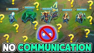 League of Legends but we can ONLY communicate with MIA pings...