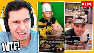 REACCIONANDO A LIVES MÁS RAROS DE TIK TOK